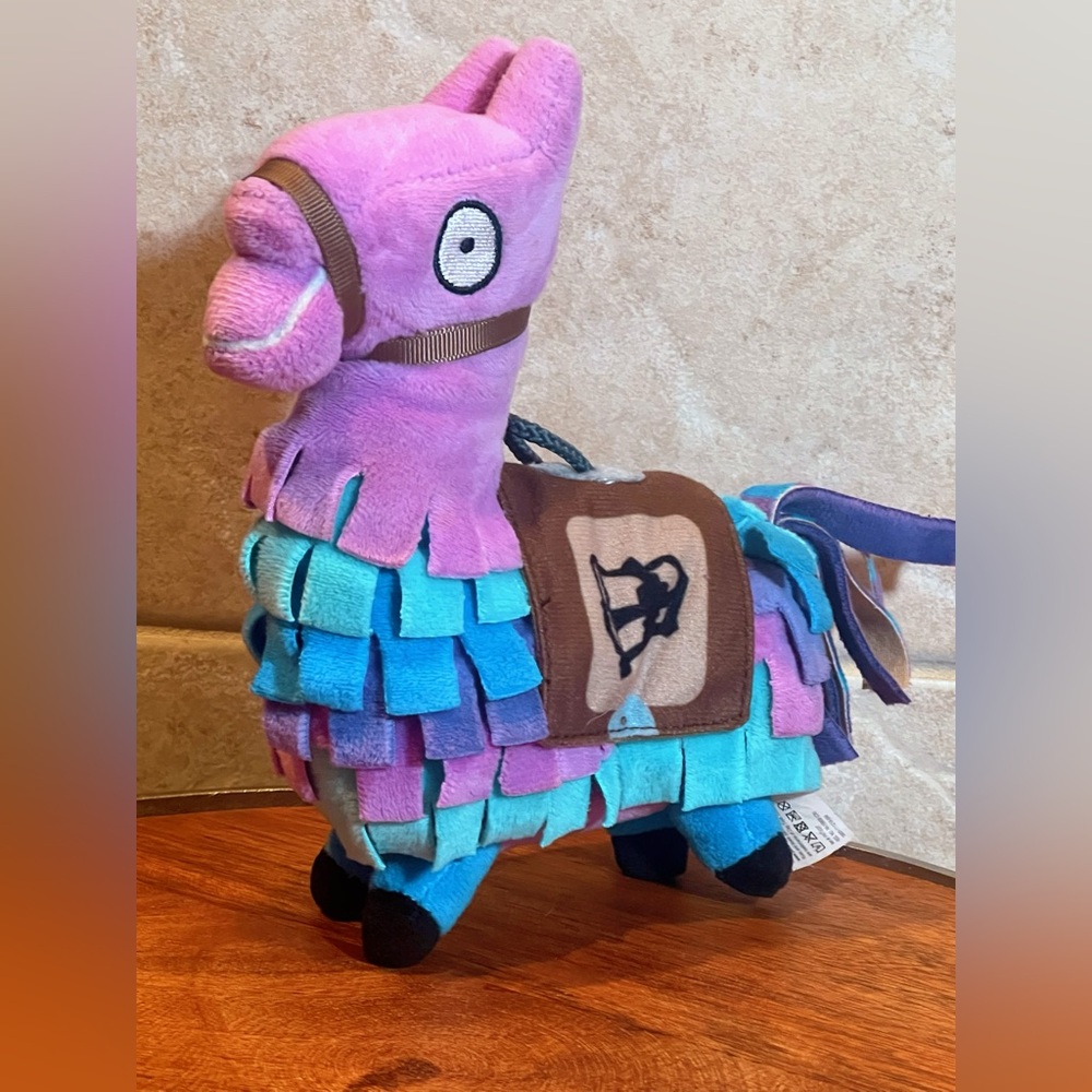 Fortnite Llama Pinata 7.5" Tall Plush Stuffed Animal Purple 2018